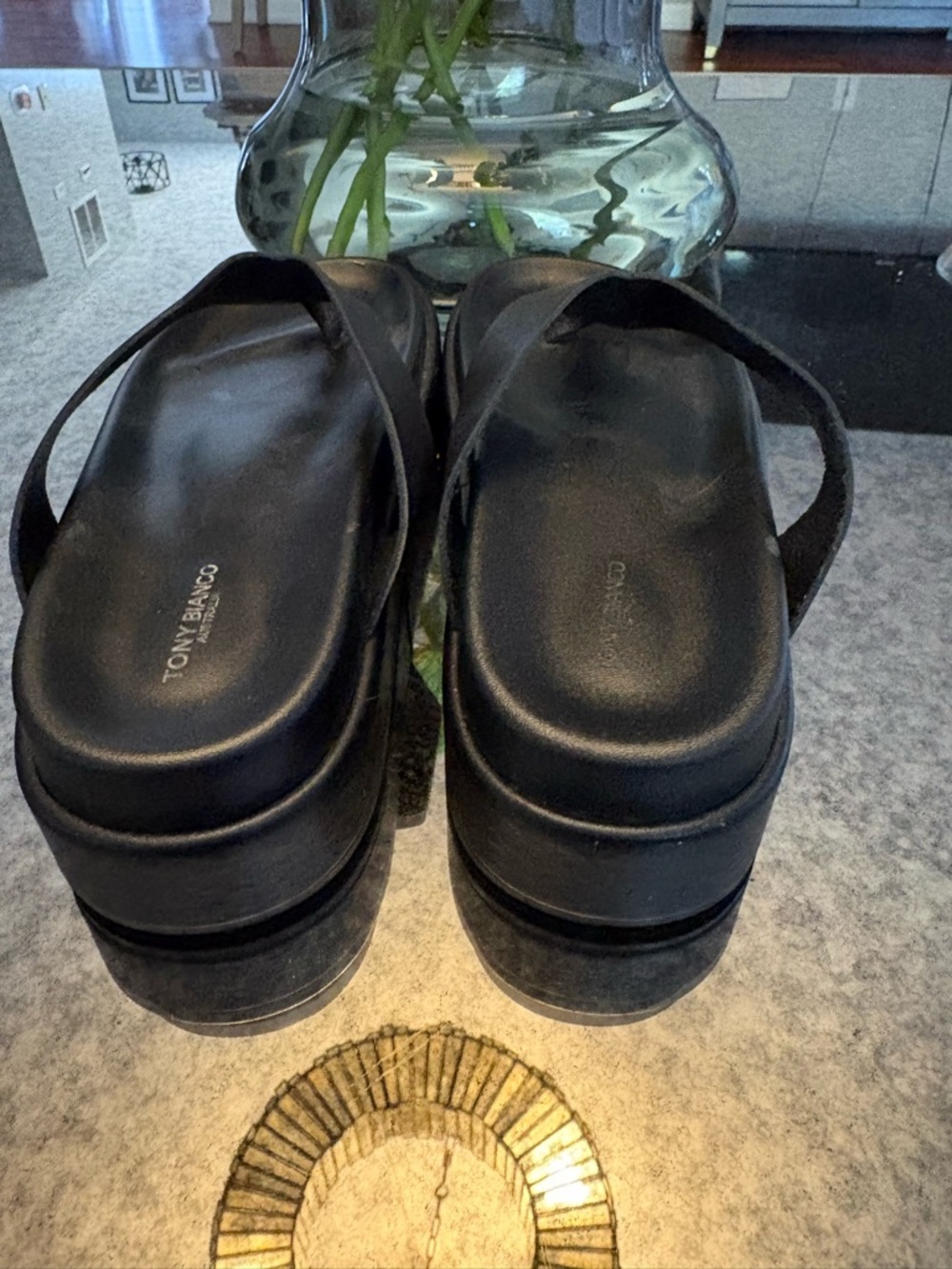Revolve Tony Bianco Jetta Flatform Sandal in Black Tuscon - Picture 6 of 10